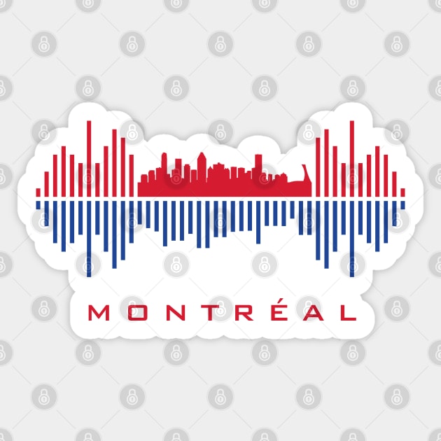 Montreal Soundwave Sticker by blackcheetah